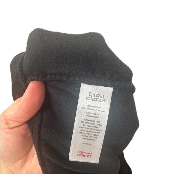 HOUSE OF HARLOW 1960 Pants Womens 2X Black Velvet Velour Pull On Jogger Pants - Picture 6 of 6